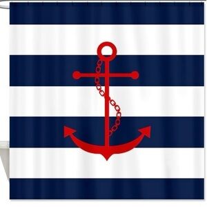 Nautical Anchor Shower Curtain